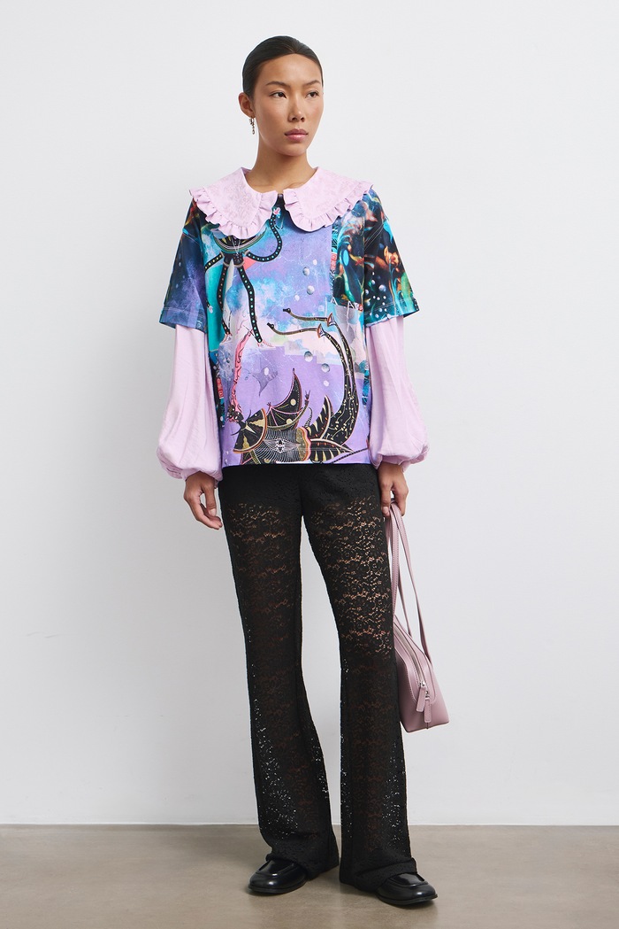 Medicine T-shirt damski bawełniany multicolor RW26-TSD855