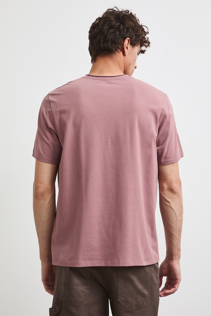 Odzież Medicine T-shirt męski bawełniany z elastanem RW26-TSM013 różowy