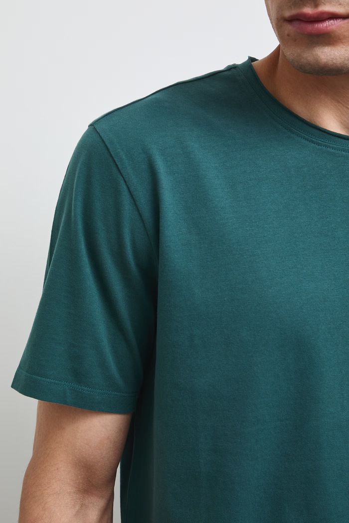 Medicine T-shirt męski bawełniany z elastanem RW26-TSM013 zielony