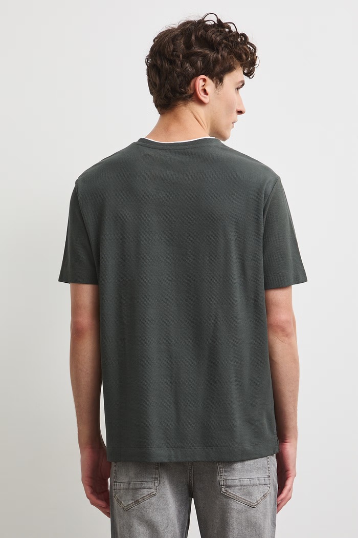 Odzież Medicine T-shirt męski bawełniany RW26-TSM031 zielony