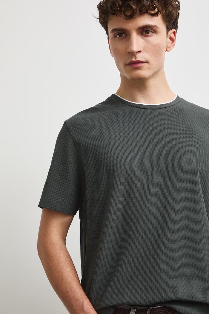 Medicine T-shirt męski bawełniany zielony RW26-TSM031