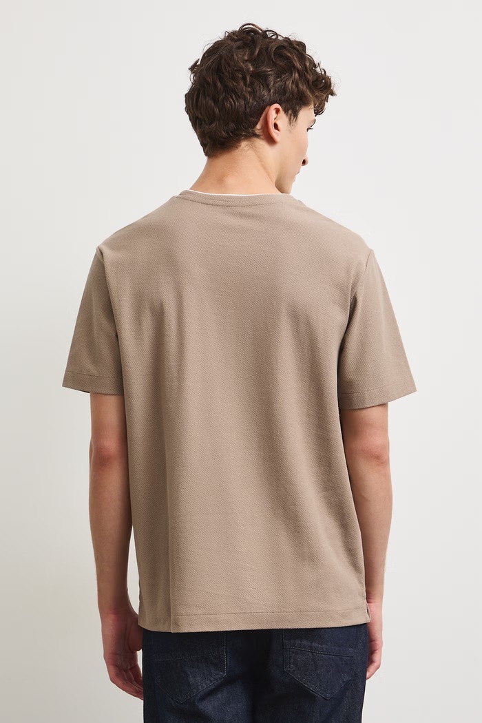 Odzież Medicine T-shirt męski bawełniany RW26-TSM031 brązowy