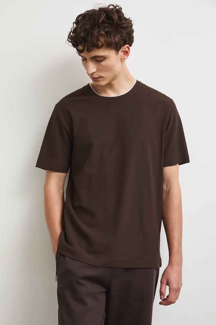 Medicine T-shirt męski bawełniany RW26-TSM031 brązowy RW26