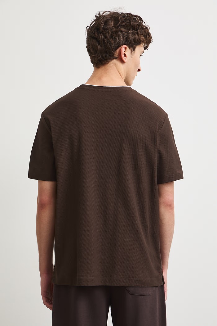 Odzież Medicine T-shirt męski bawełniany RW26-TSM031 brązowy
