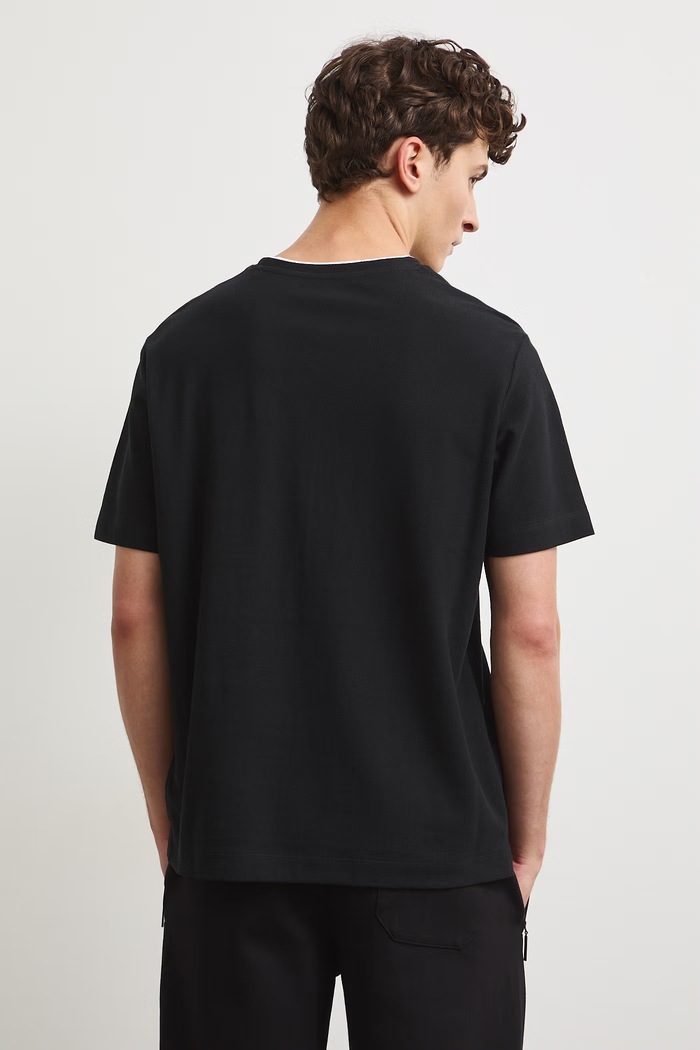 Odzież Medicine T-shirt męski bawełniany RW26-TSM031 czarny