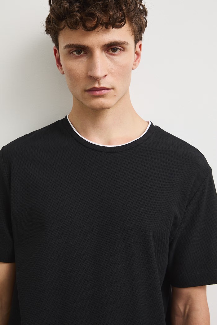 Medicine T-shirt męski bawełniany czarny RW26-TSM031