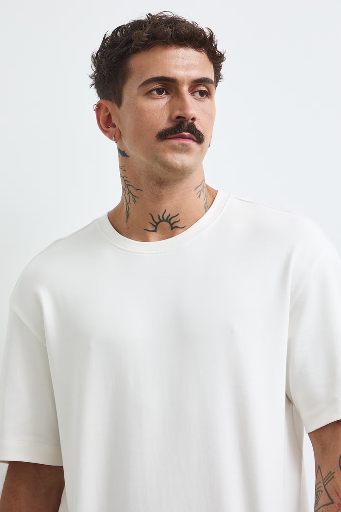 T-shirt męski bawełniany Medicine RW26-TSM044 beżowy