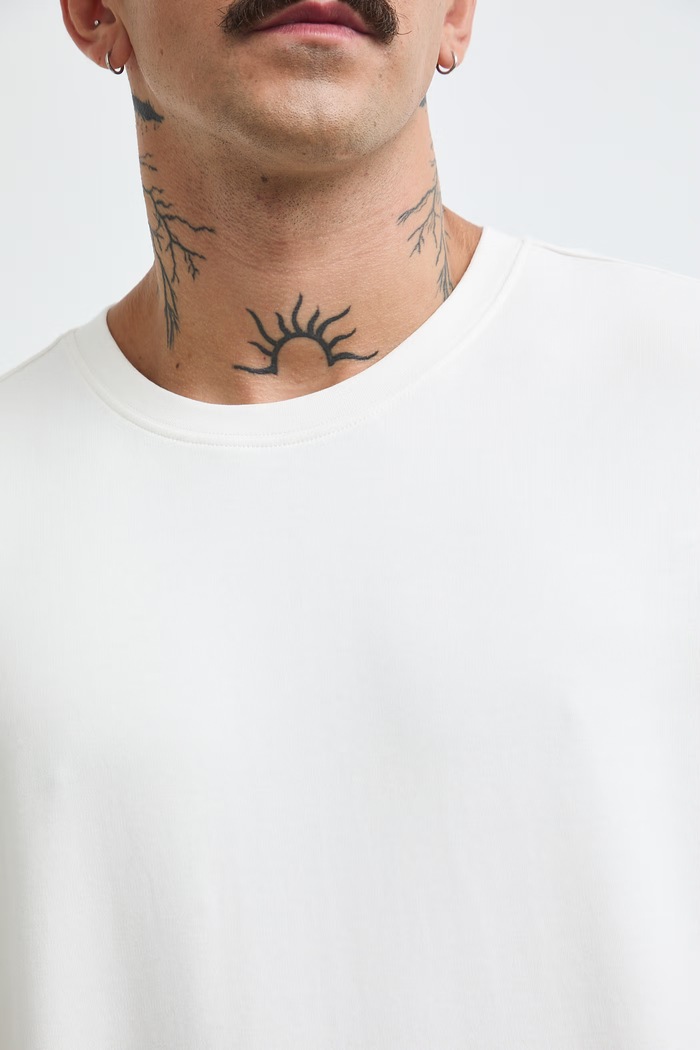 T-shirt męski bawełniany Medicine beżowy RW26-TSM044
