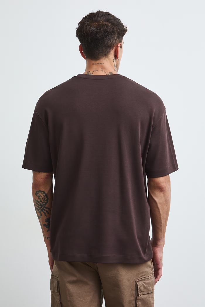 Odzież Medicine T-shirt męski bawełniany RW26-TSM044 brązowy