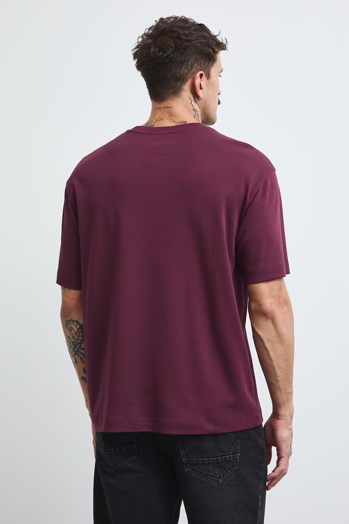 Odzież Medicine T-shirt męski bawełniany RW26-TSM044 bordowy