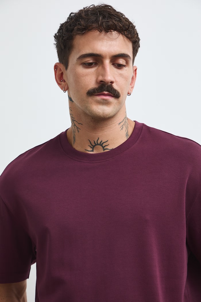 T-shirt męski bawełniany Medicine RW26-TSM044 bordowy
