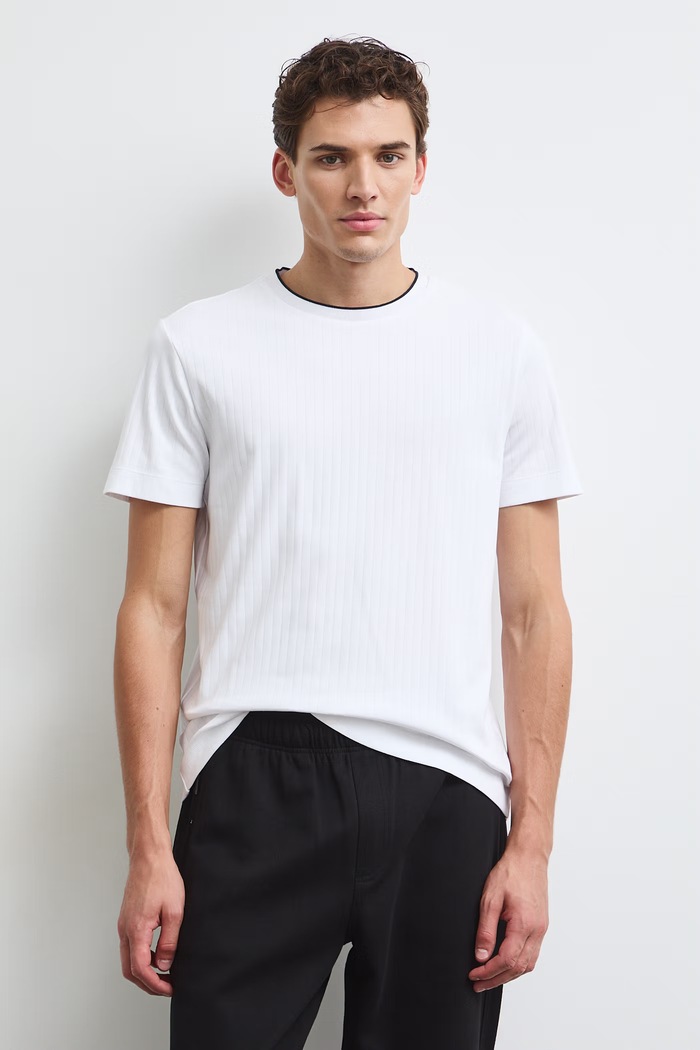 Medicine T-shirt męski bawełniany biały RW26-TSM053