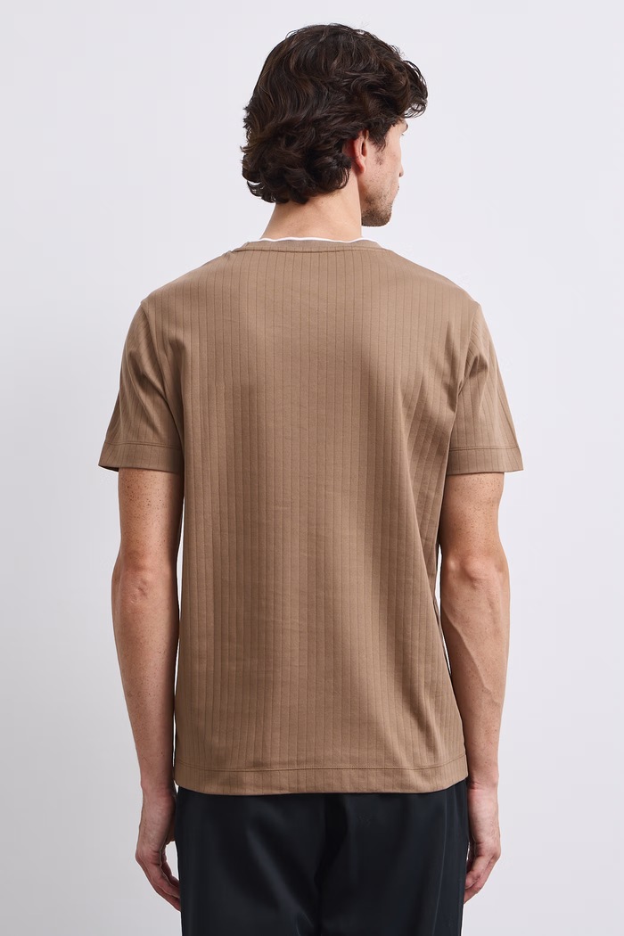 Odzież Medicine T-shirt męski bawełniany RW26-TSM053 beżowy