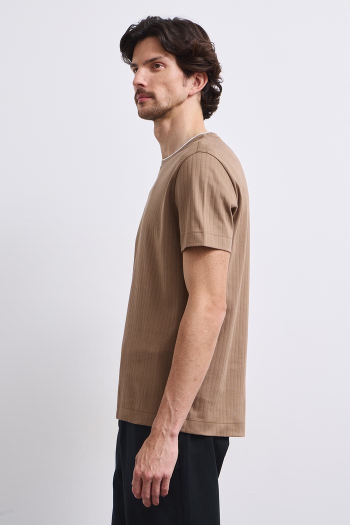 T-shirt męski bawełniany Medicine RW26-TSM053 beżowy