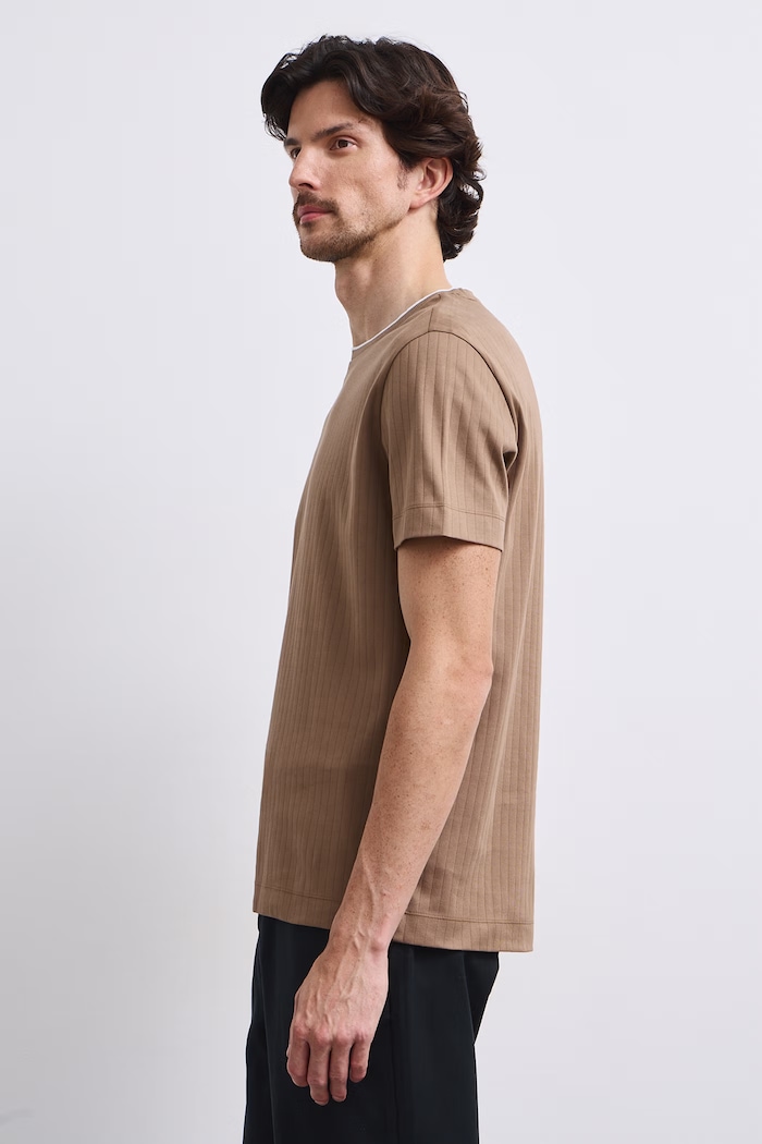T-shirt męski bawełniany Medicine RW26-TSM053 beżowy