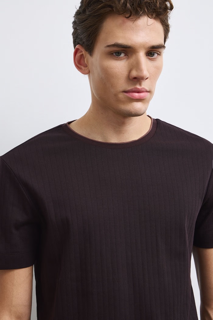 T-shirt męski bawełniany Medicine RW26-TSM053 brązowy