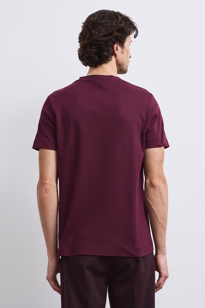 Odzież Medicine T-shirt męski bawełniany RW26-TSM053 bordowy