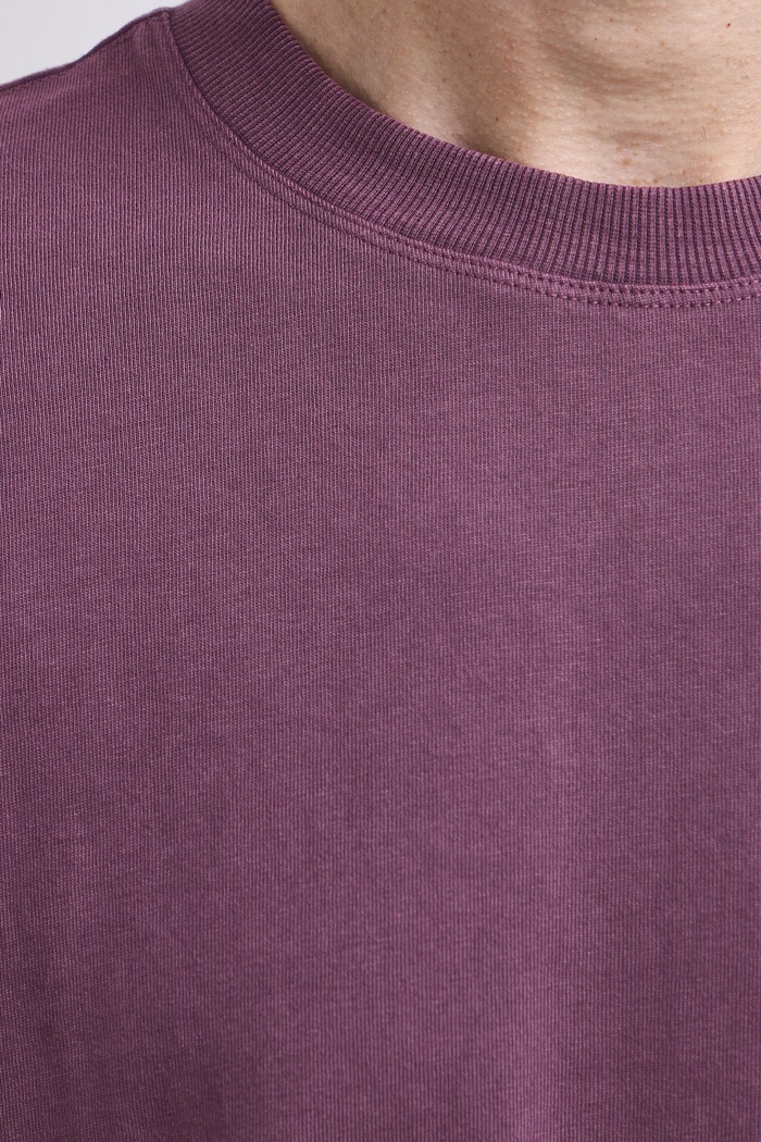 T-shirt męski bawełniany z efektem sprania heavyweight RW26-TSM054