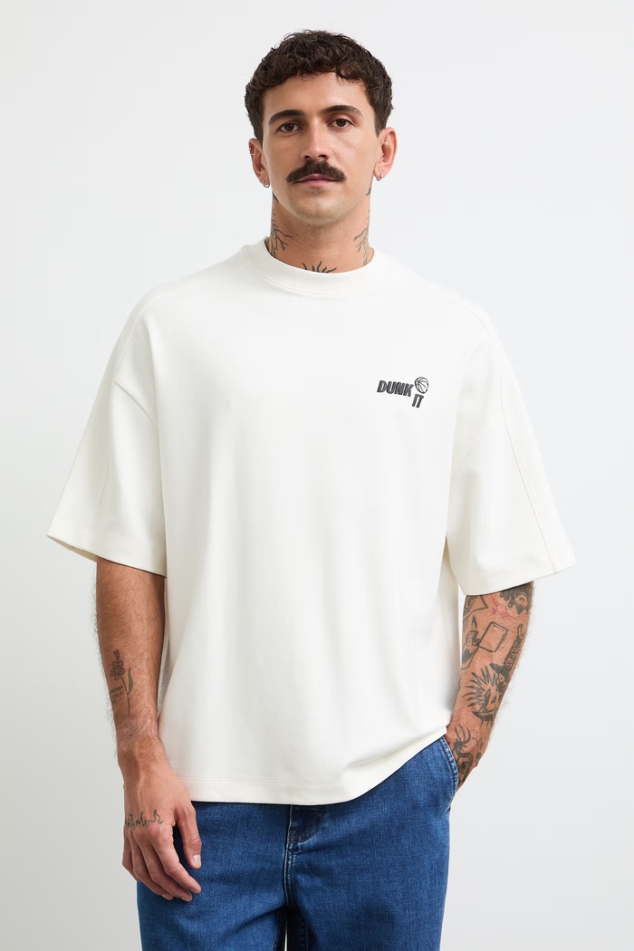 Medicine T-shirt męski z bawełną RW26-TSM111 biały RW26