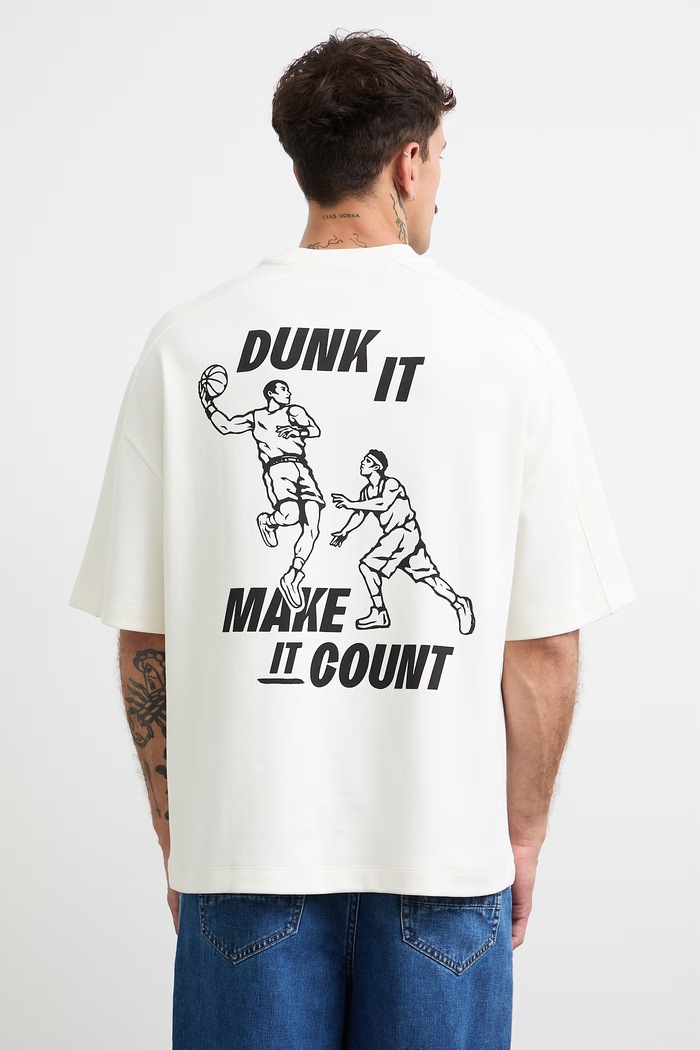 Odzież Medicine T-shirt męski z bawełną RW26-TSM111 biały