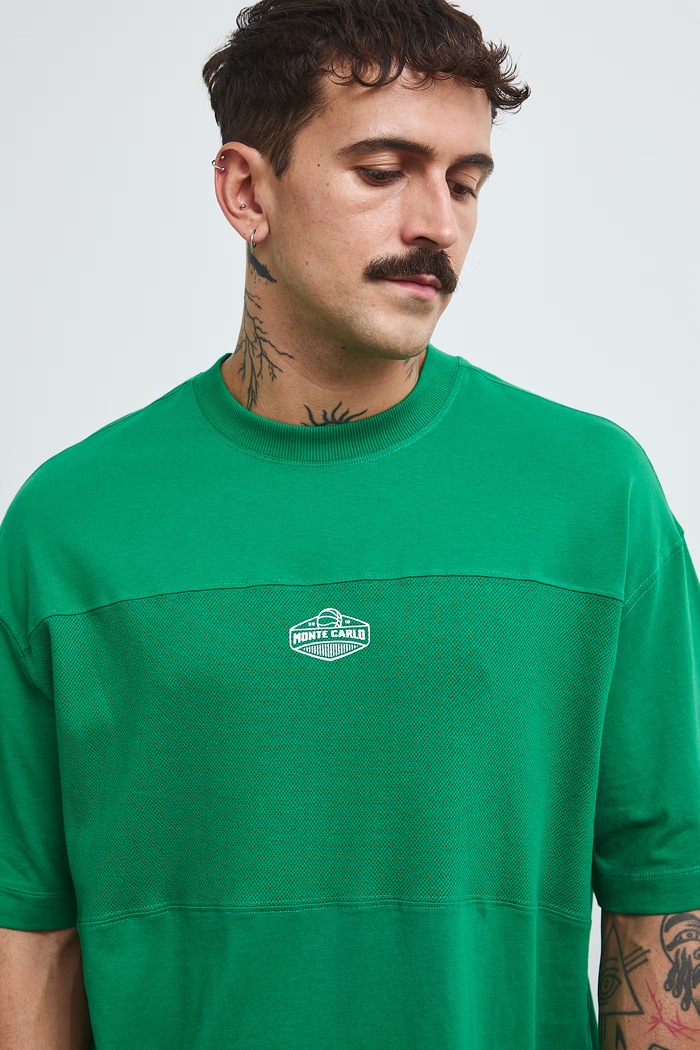 Medicine T-shirt męski bawełniany zielony RW26-TSM113