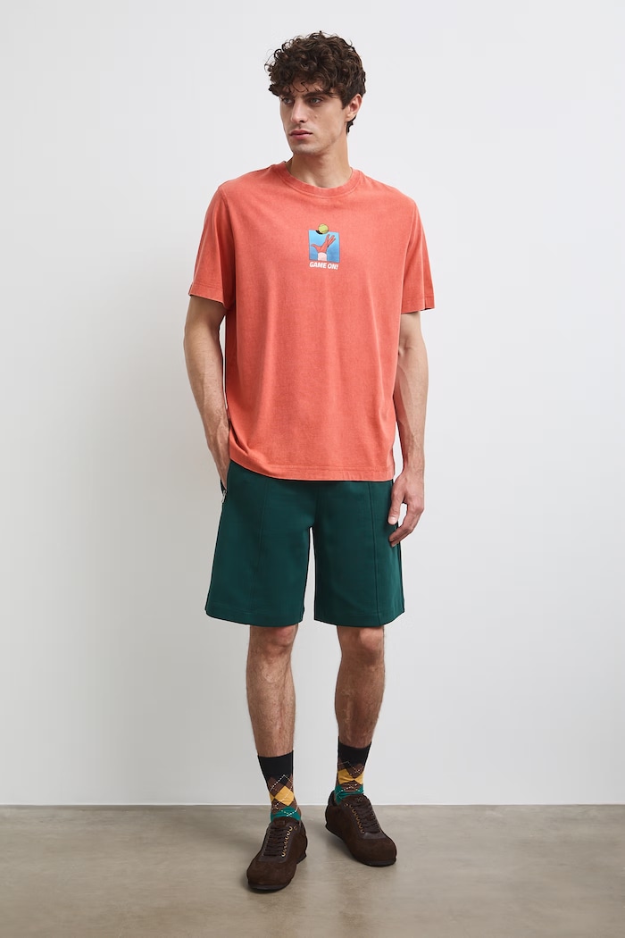 Medicine T-shirt męski bawełniany pomarańczowy RW26-TSM120