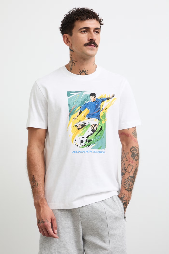 Medicine T-shirt męski bawełniany RW26-TSM124 biały RW26