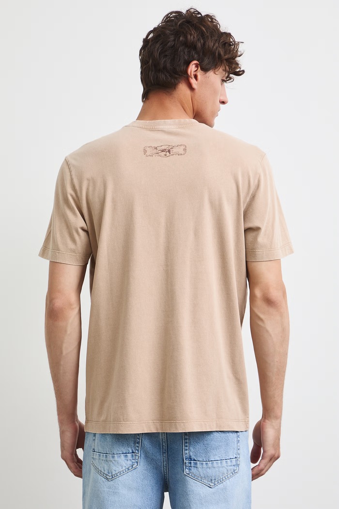 Odzież Medicine T-shirt męski bawełniany RW26-TSM200 beżowy