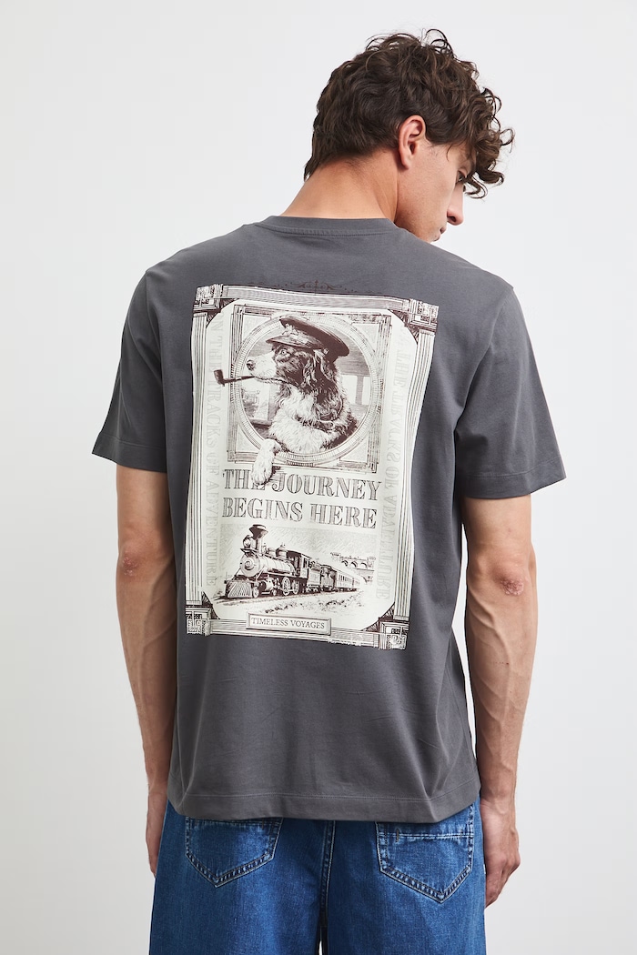 Odzież Medicine T-shirt męski bawełniany RW26-TSM202 szary