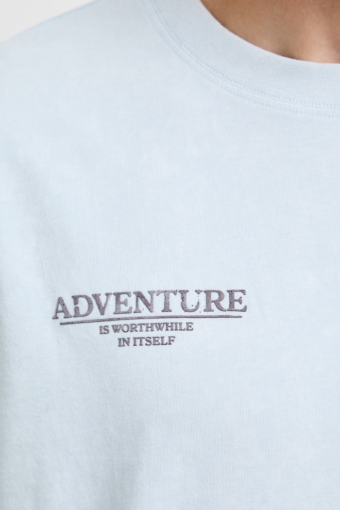 Medicine T-shirt męski bawełniany RW26-TSM203 niebieski