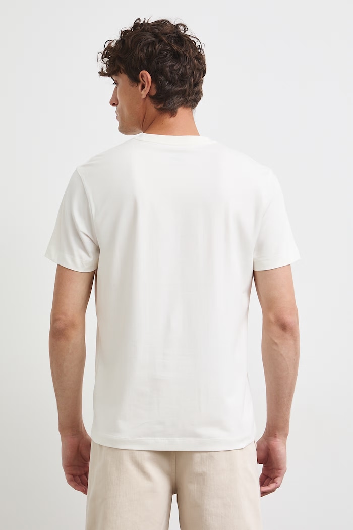 Odzież Medicine T-shirt męski bawełniany z elastanem RW26-TSM204 beżowy