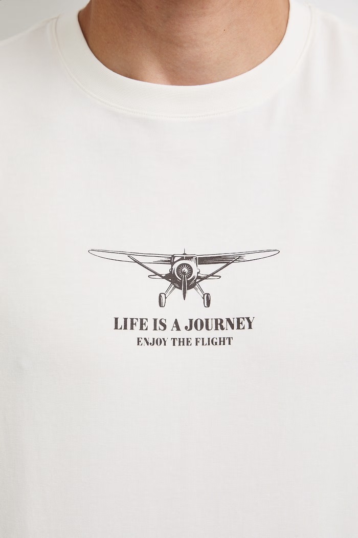 Medicine T-shirt męski bawełniany z elastanem RW26-TSM204 beżowy