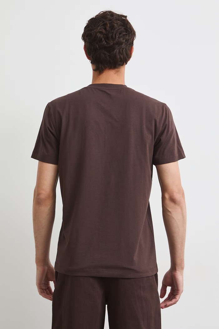 Odzież Medicine T-shirt męski bawełniany z elastanem RW26-TSM210 brązowy