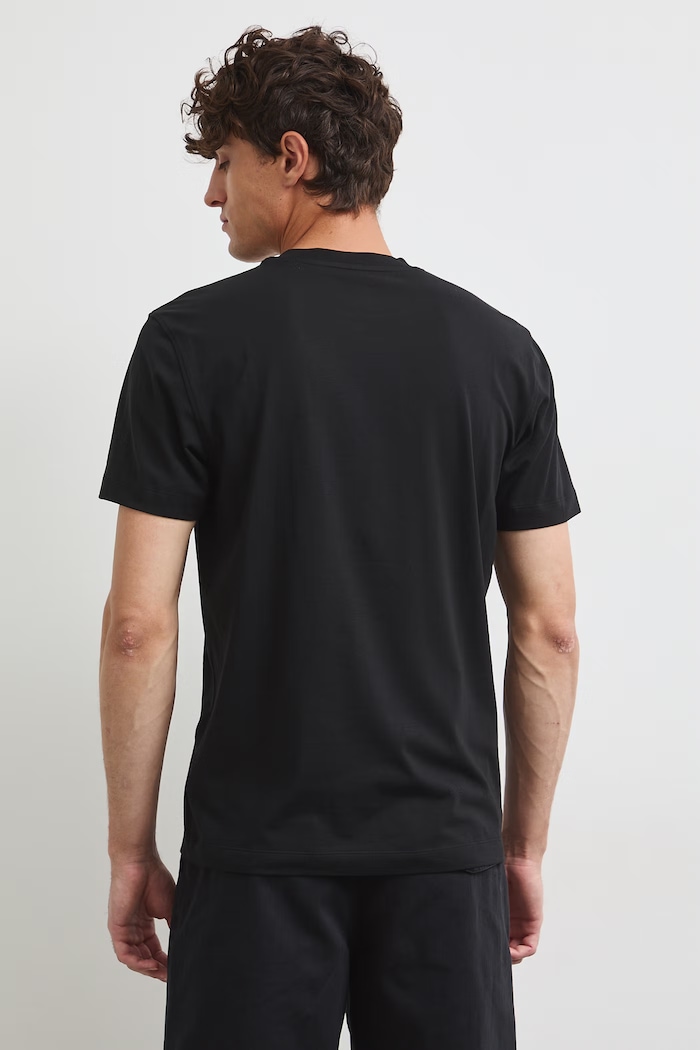 Odzież Medicine T-shirt męski bawełniany z elastanem RW26-TSM210 czarny