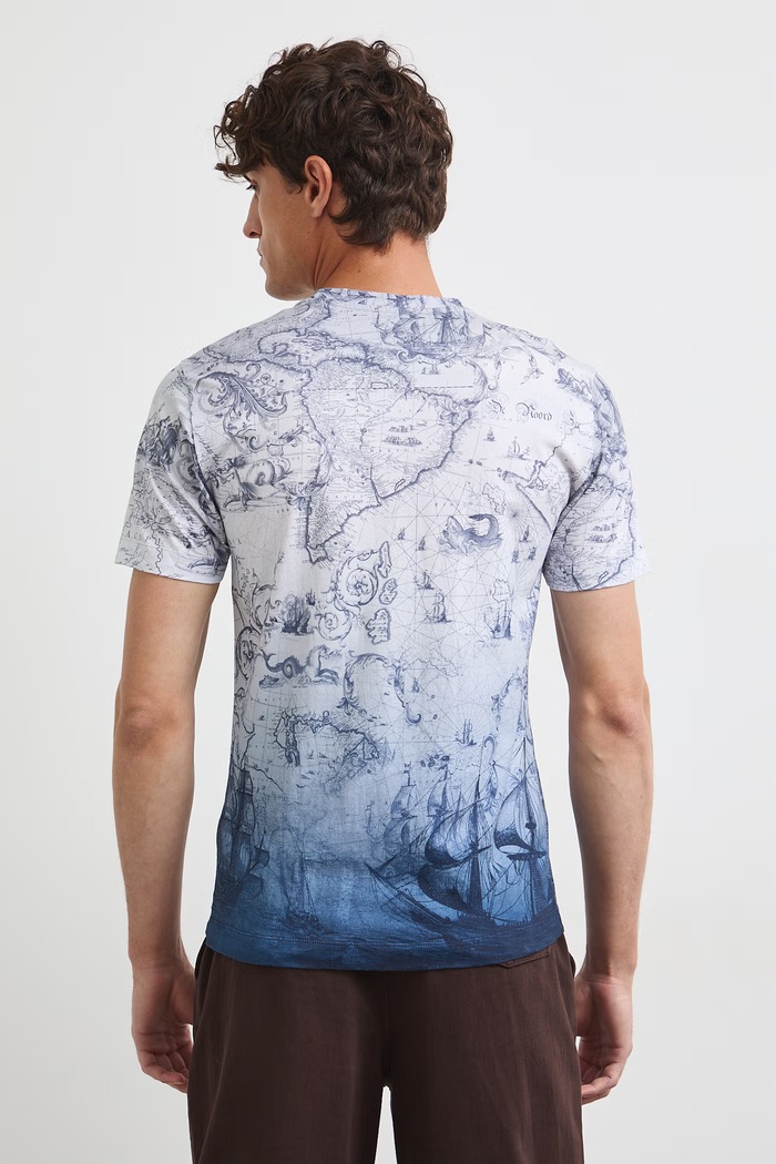 Odzież Medicine T-shirt męski bawełniany RW26-TSM211 granatowy