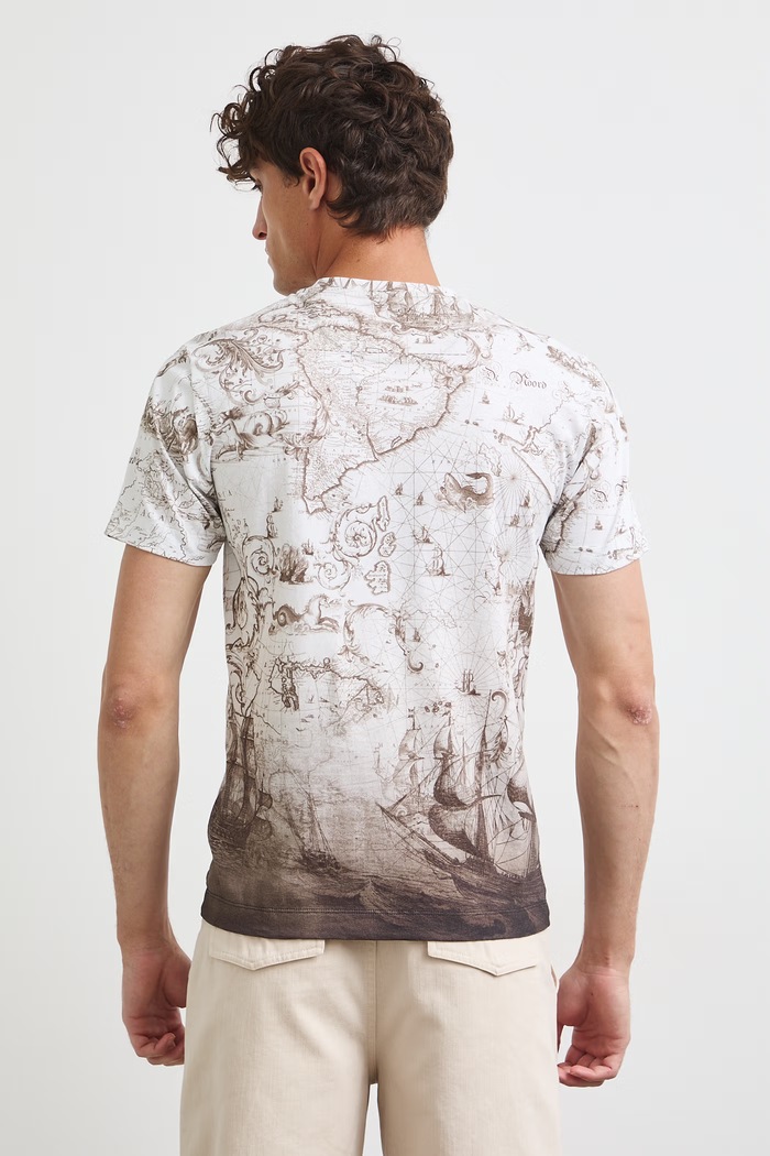 Odzież Medicine T-shirt męski bawełniany RW26-TSM211 brązowy
