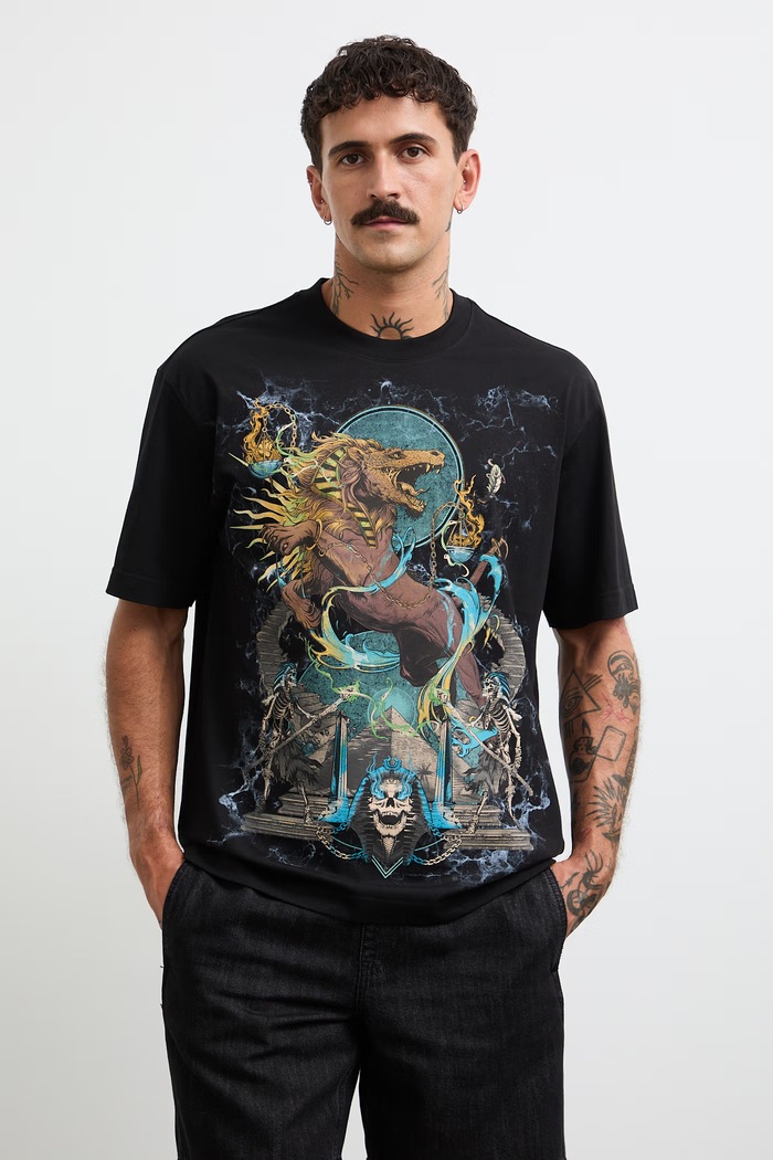 Medicine t-shirt ανδρικό βαμβακερό RW26-TSM251 μαύρο RW26