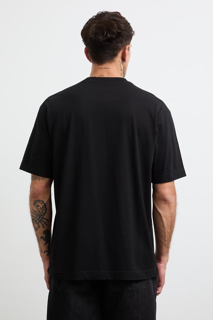 Medicine t-shirt ανδρικό βαμβακερό μαύρο RW26-TSM251