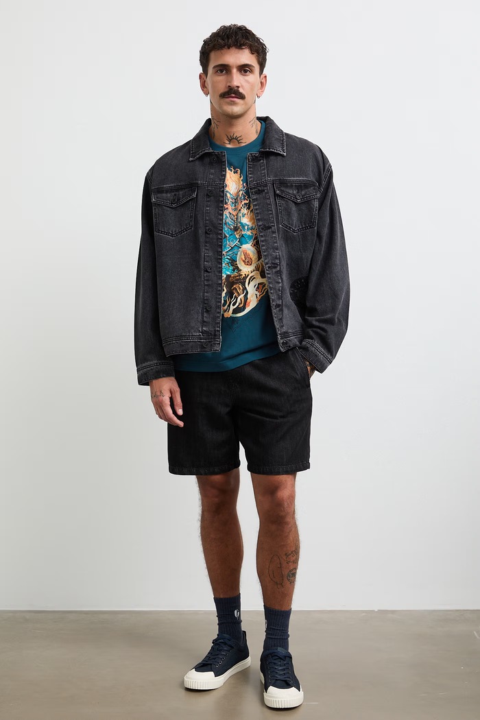 Ρούχα Medicine t-shirt ανδρικό βαμβακερό RW26-TSM252 τιρκουάζ