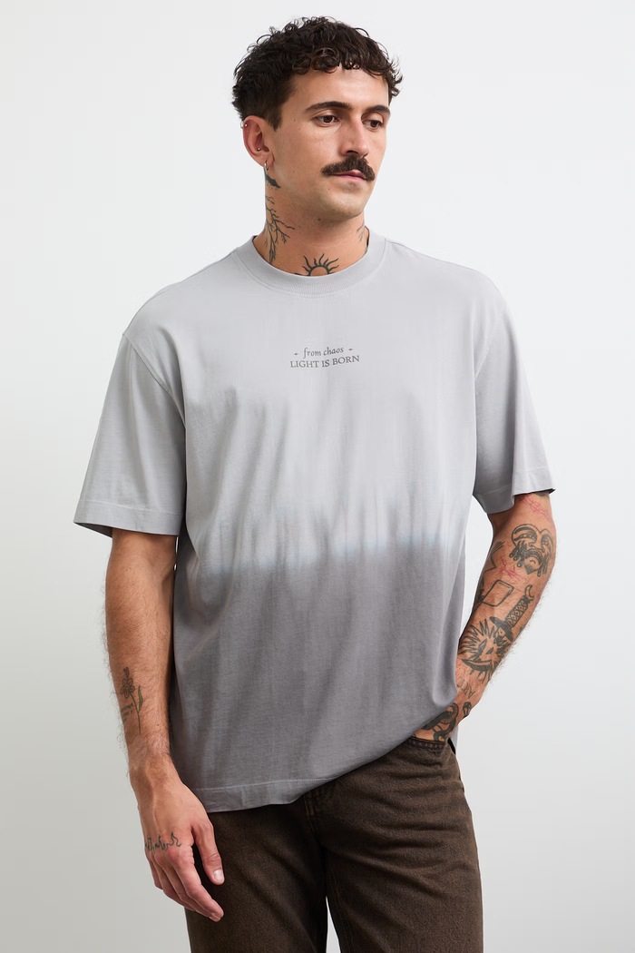 Medicine t-shirt ανδρικό βαμβακερό RW26-TSM253 γκρί RW26