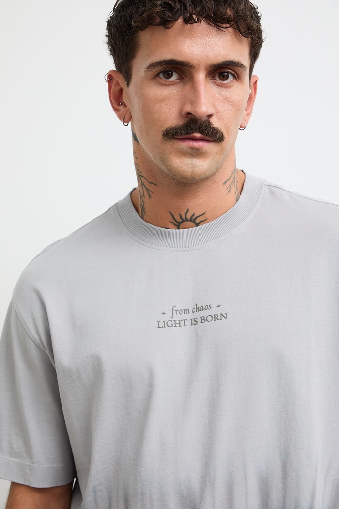 Medicine t-shirt ανδρικό βαμβακερό RW26-TSM253 γκρί
