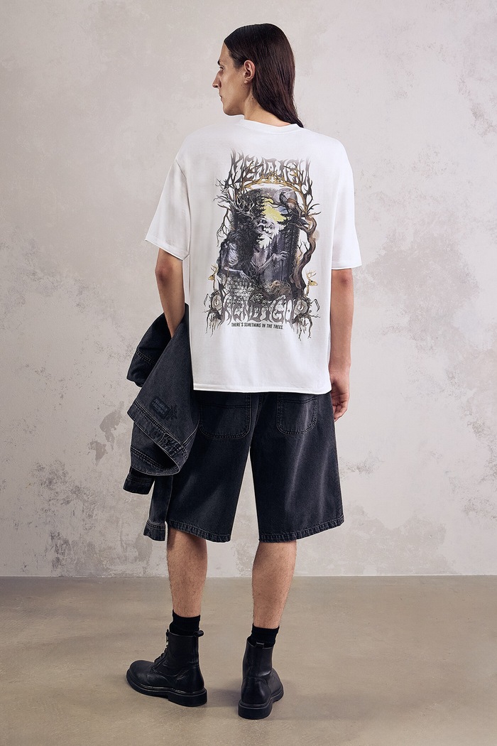 Medicine t-shirt ανδρικό βαμβακερό λευκό RW26-TSM256