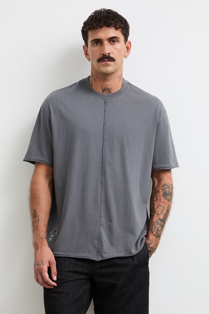 Medicine t-shirt ανδρικό βαμβακερό γκρί RW26-TSM256