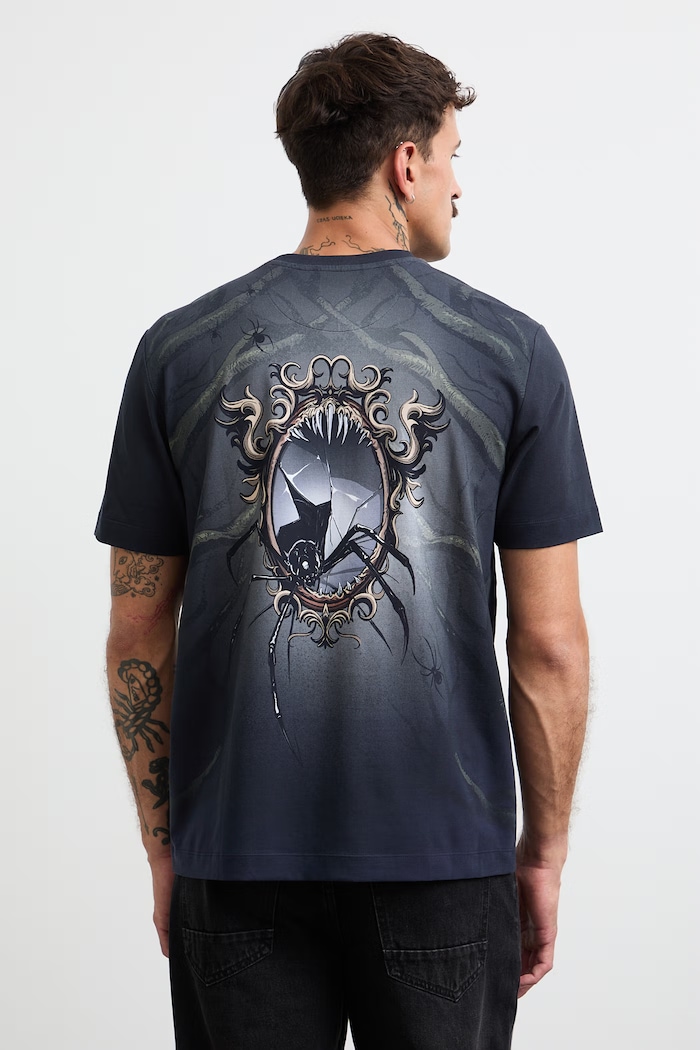 Medicine t-shirt ανδρικό βαμβακερό με ελαστάν πολύχρωμο RW26-TSM257