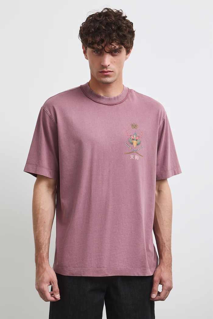 Medicine t-shirt ανδρικό βαμβακερό μπορντό RW26-TSM262