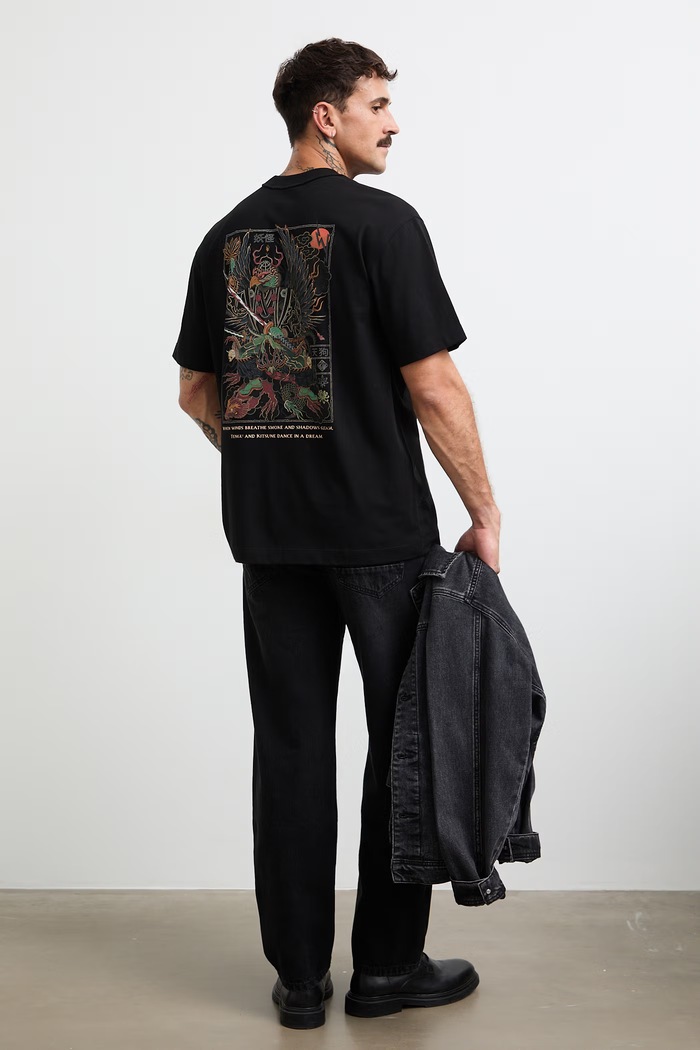 Ρούχα Medicine t-shirt ανδρικό βαμβακερό RW26-TSM262 μαύρο