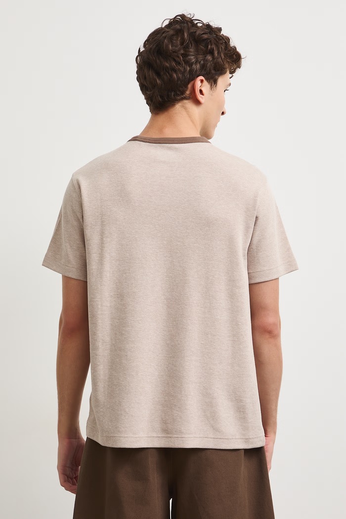 Odzież Medicine T-shirt męski z bawełną RW26-TSM302 beżowy