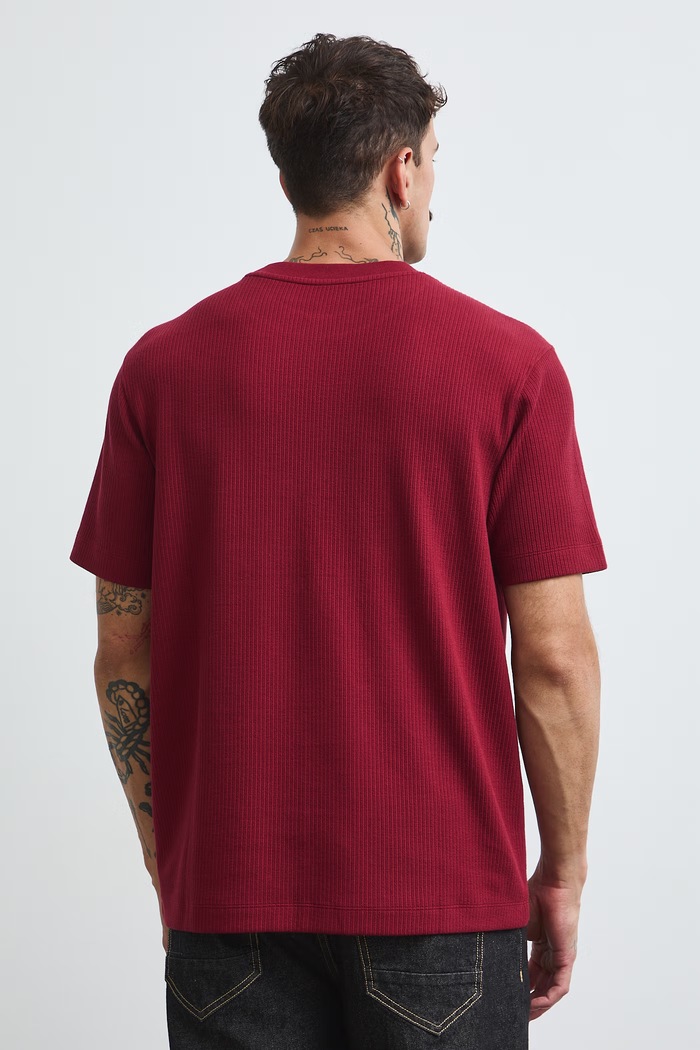 Odzież Medicine T-shirt męski RW26-TSM303 bordowy