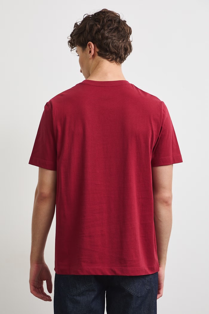 Odzież Medicine T-shirt męski bawełniany RW26-TSM306 bordowy