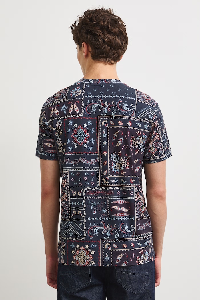 Odzież Medicine T-shirt męski bawełniany z elastanem RW26-TSM312 multicolor